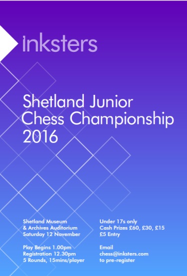 Shetland Junior Chess Championship 2016